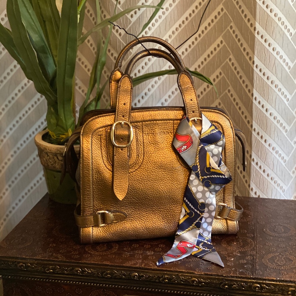 Limited edition Rare Burberry Satchel authentic